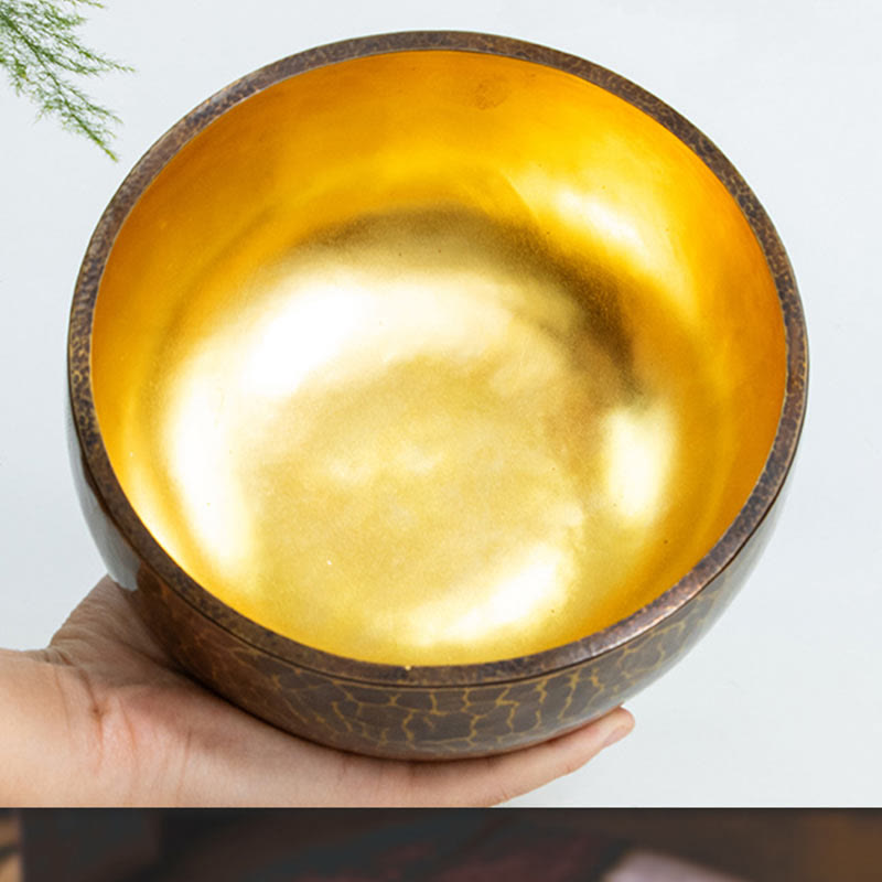 Cuenco de sonido de meditación tibetana, juego de cuencos de canto de atención plena para Yoga curativo hecho a mano