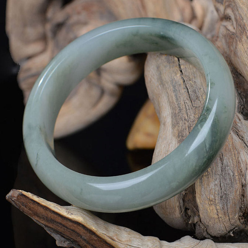 Brazalete curativo de la suerte de jade natural