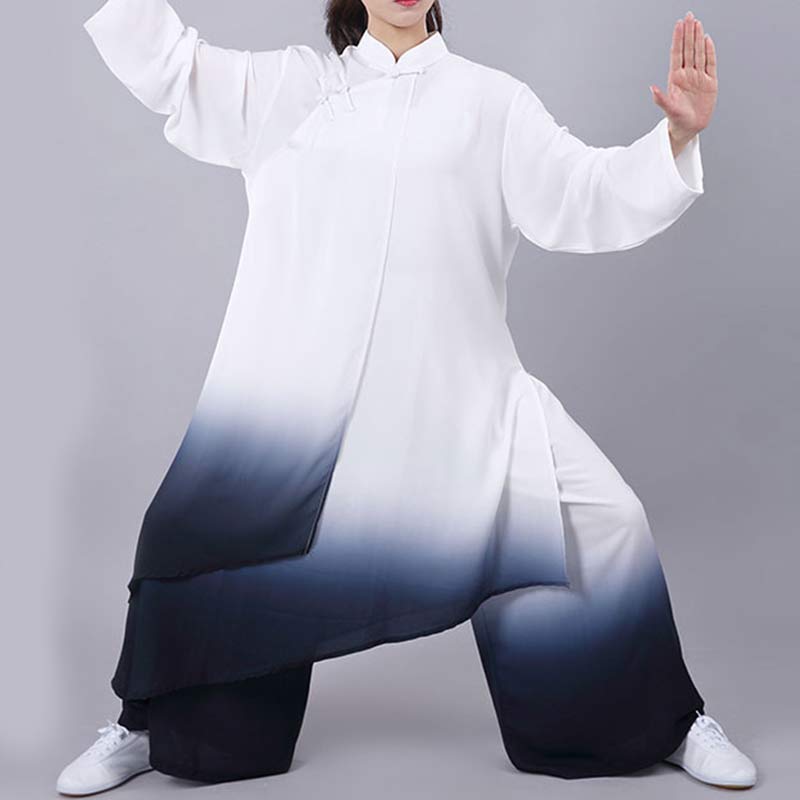 Conjunto de ropa Unisex para práctica de Zen Tai Chi Qigong, pintura degradada de Buddha Stones, meditación, oración espiritual - image 2