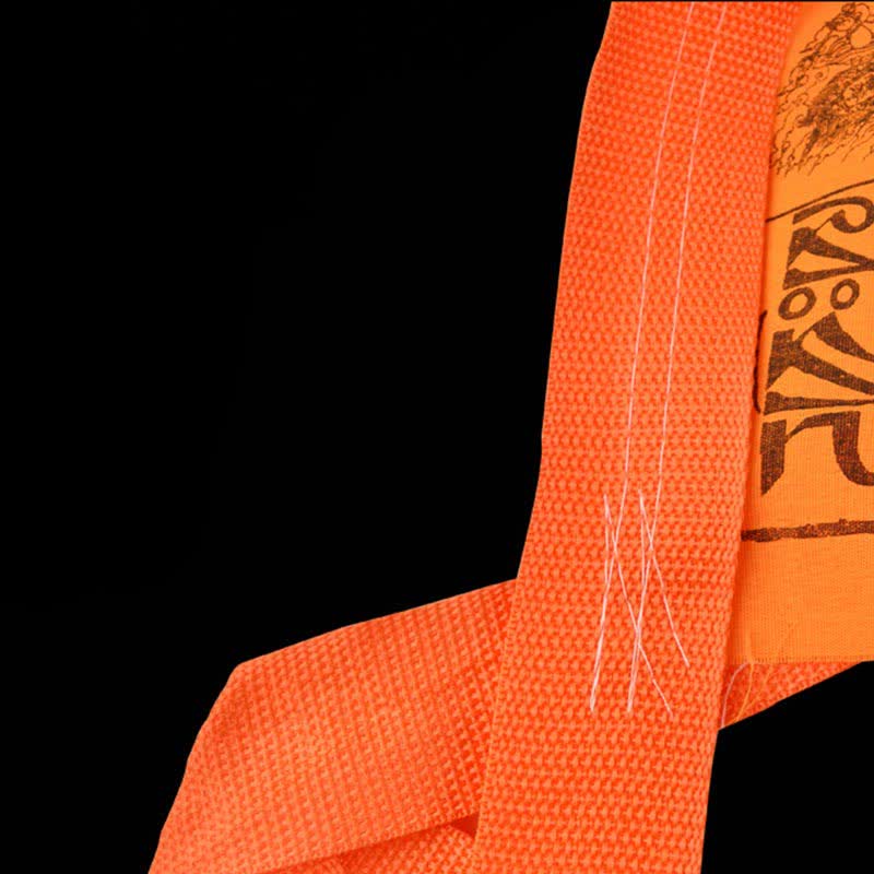 Bandera tibetana de oración al aire libre, 5 colores, escrituras de caballo de viento, auspiciosa