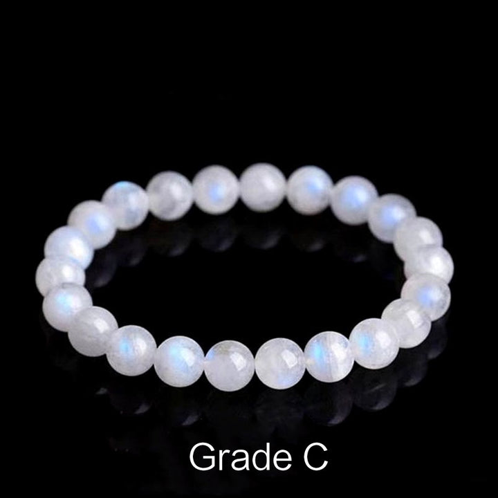 Pulsera de prosperidad de piedra lunar natural de Buddha Stones