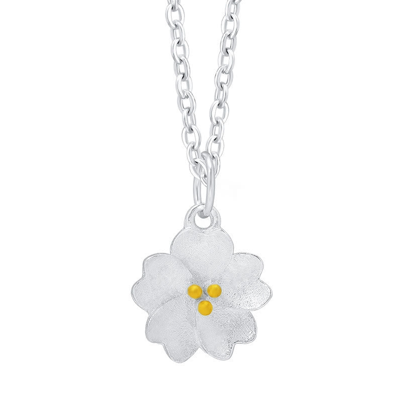 Colgante de plata de ley 925 con Buddha Stones , flor de cerezo, bendición de flores - image 10