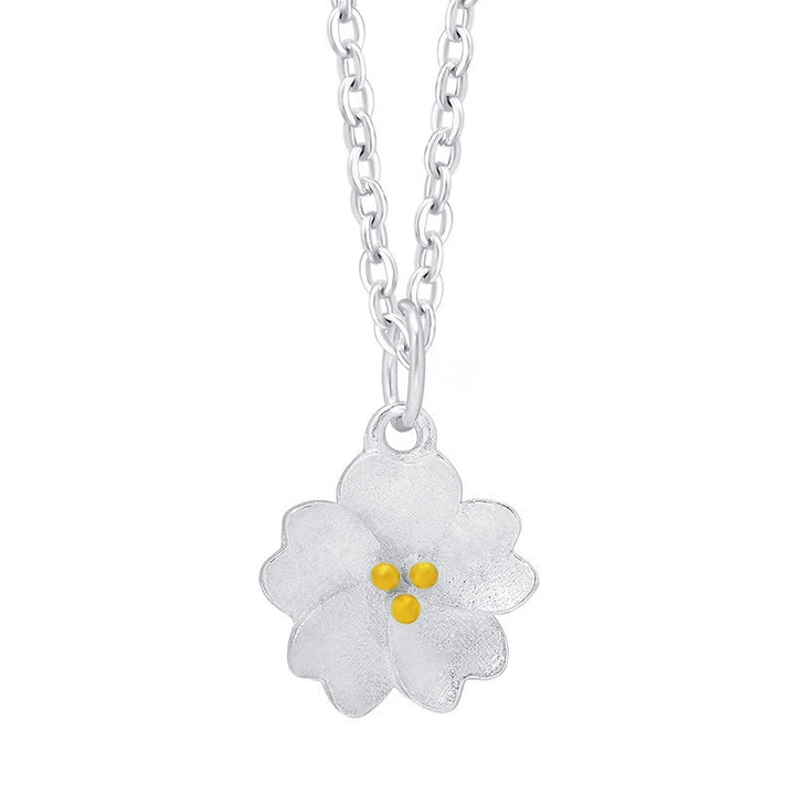 Colgante de plata de ley 925 con Buddha Stones , flor de cerezo, bendición de flores - image 10