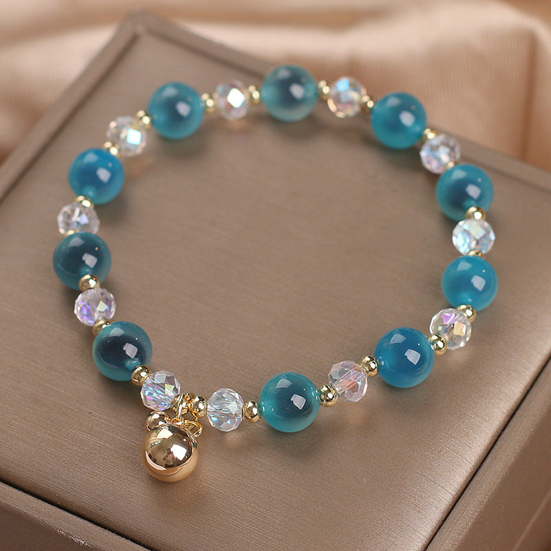 Pulsera con dijes de cuentas de armonía curativa de ágata dulce con Buddha Stones