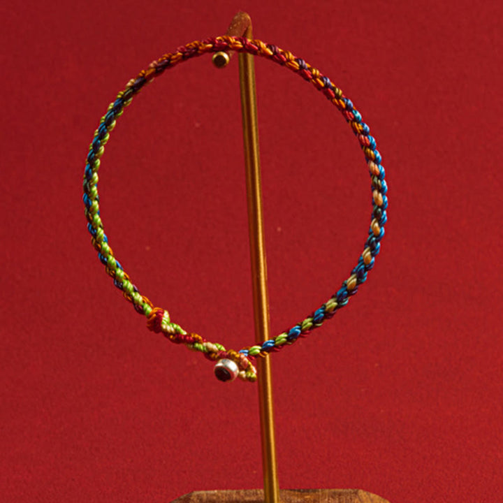 Buddha Stones;Que seas bendecido con paz y seguridad en las cuatro estaciones Pulsera Lucky Multicolor