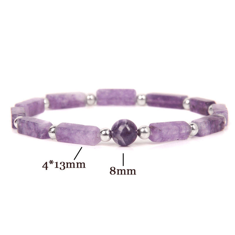 Pulsera de equilibrio espiritual con Buddha Stones, cristal natural, amatista, ojo de tigre
