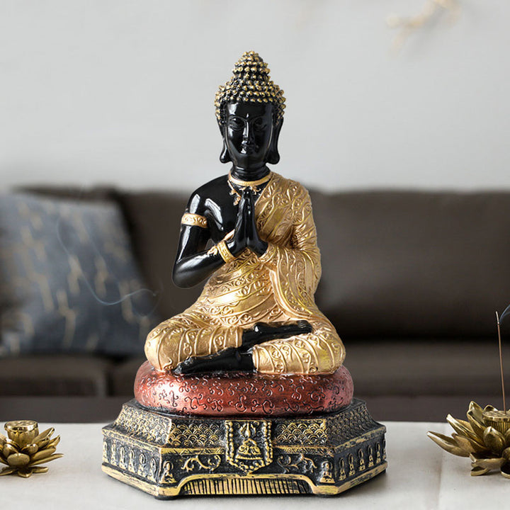 Decoración de estatua de resina de compasión de Buda de Buddha Stones de Buda