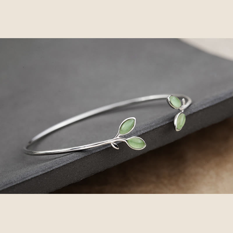 Brazalete con diseño de Buddha Stones, brazalete con soporte para ojo de gato