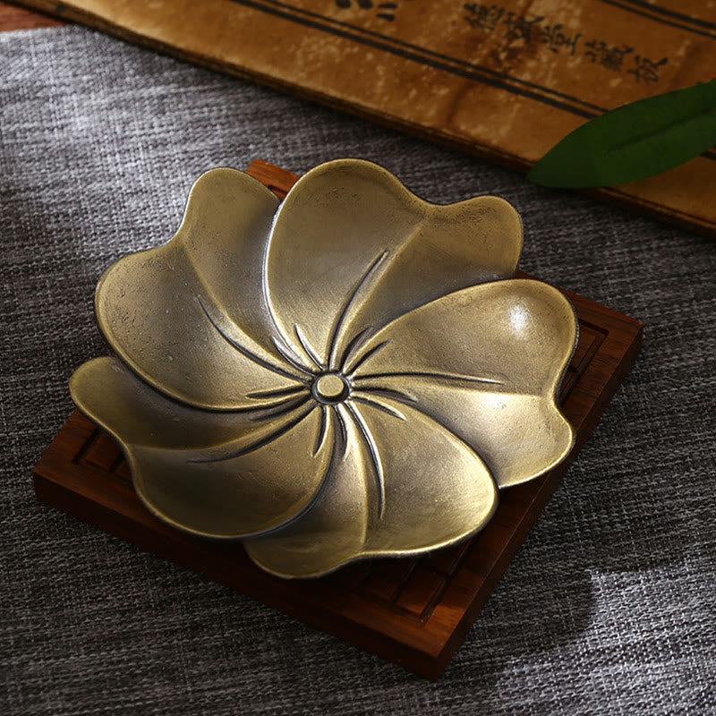 Buddha Stones, loto, dragón, Fénix, ocho símbolos propicios, soporte de varilla de incienso de aleación de Zinc, decoración quemadora de incienso curativo