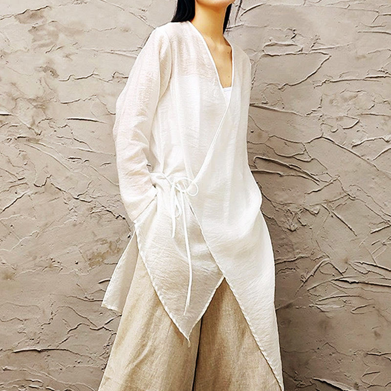Buddha Stones Blanco Simple Patrón Beige Meditación Espiritual Zen Práctica Ropa de Yoga Ropa de Mujer