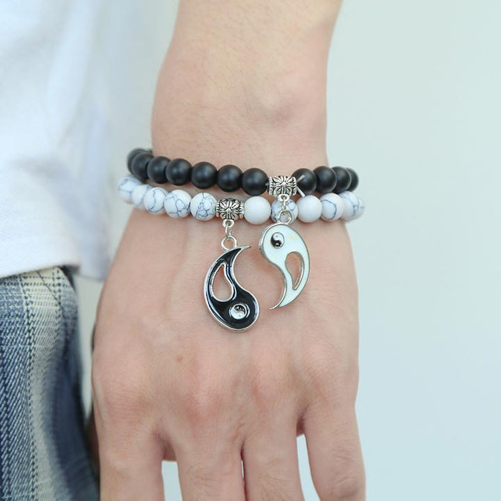 Set de regalo para amantes del equilibrio Yin Yang de Buddha Stones