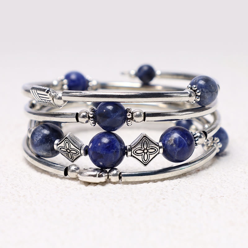 Pulsera de equilibrio de turquesa tibetana con Buddha Stones