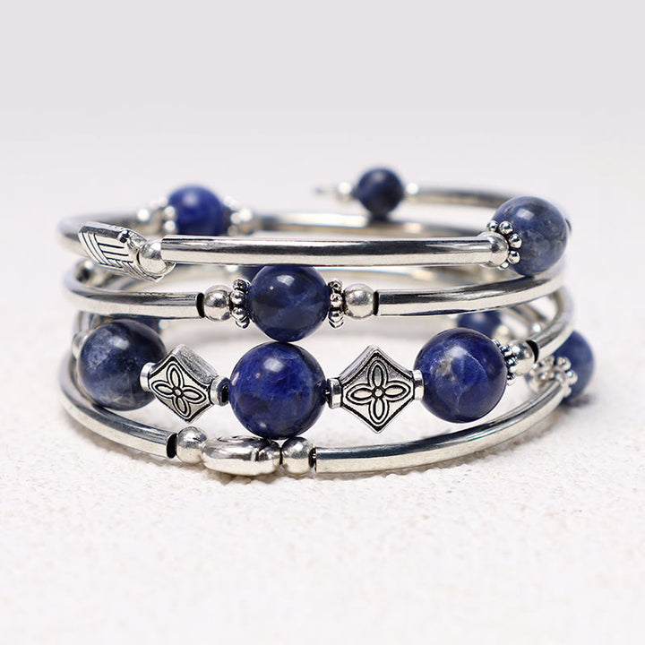 Pulsera de equilibrio de turquesa tibetana con Buddha Stones