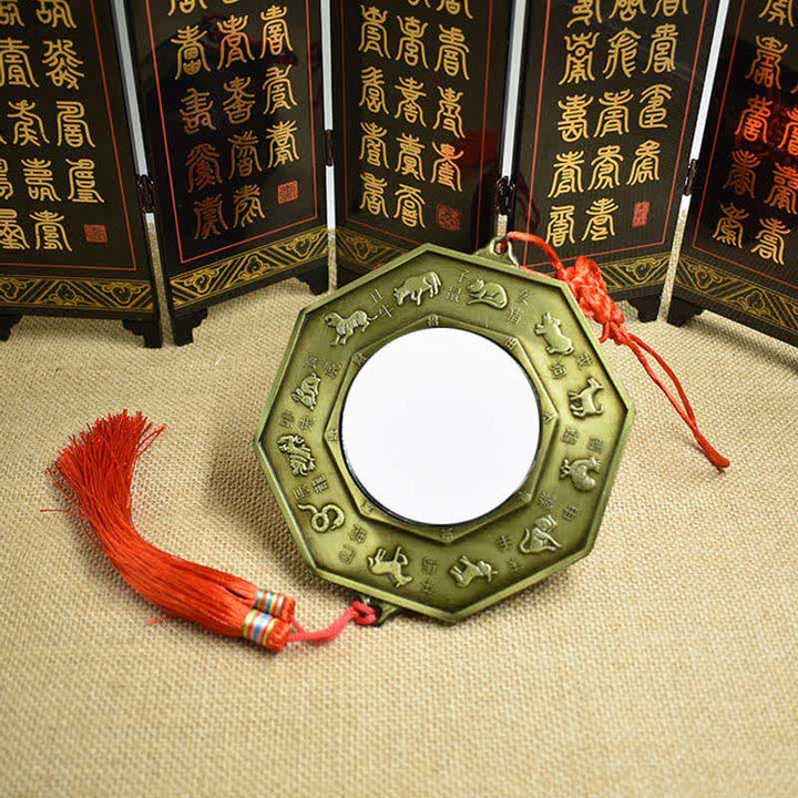 Mapa Feng Shui Bagua Monedas de los Cinco Emperadores Mapa Energético de Armonía Anudada China