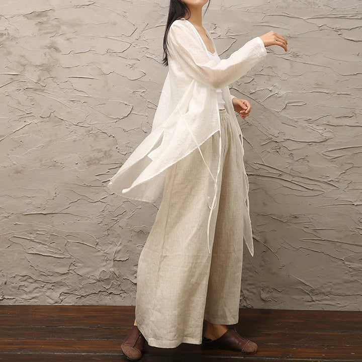 Buddha Stones Blanco Simple Patrón Beige Meditación Espiritual Zen Práctica Ropa de Yoga Ropa de Mujer