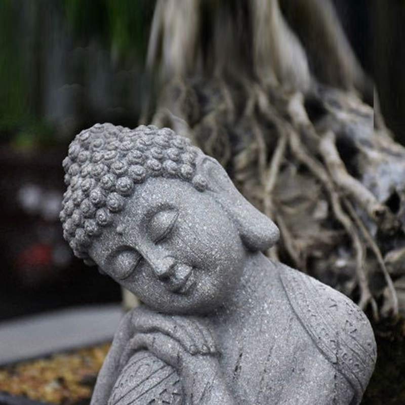 Buddha Stones Meditación tibetana Buda Bendición Compasión Serenidad Decoración del hogar