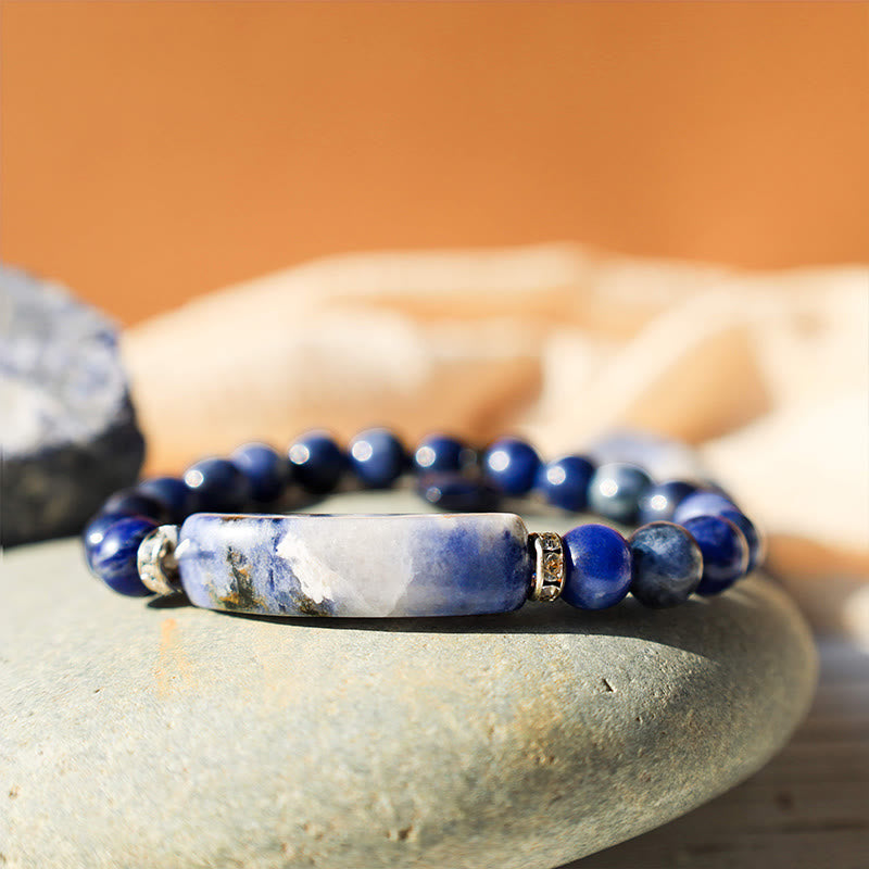 Pulsera de cuentas curativas de corazón de amor de cuarzo natural con Buddha Stones