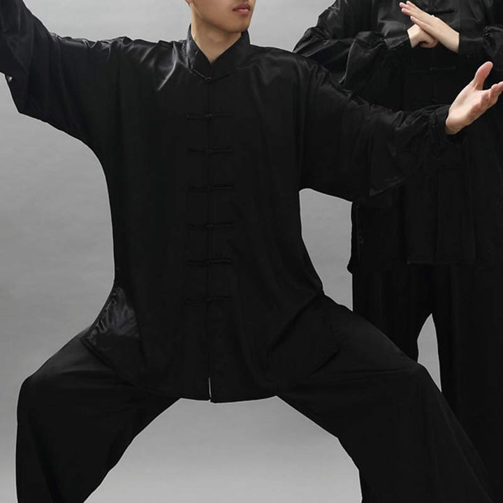 Buddha Stones patrón Simple meditación oración espiritual Zen Tai Chi Qigong práctica conjunto de ropa Unisex