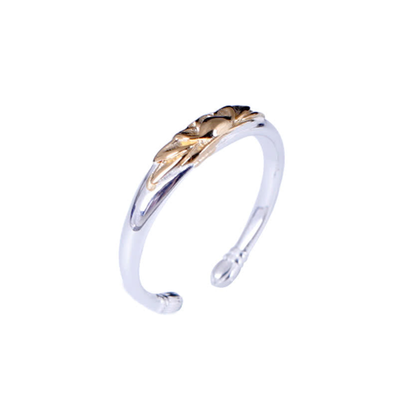 Anillo Nuevo Comienzo de Flor de Loto de Plata de Ley 925 con Buddha Stones