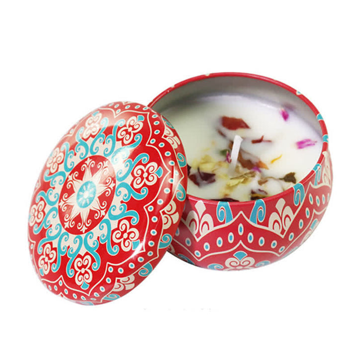 Té blanco Flor de jengibre Lavanda Gardenia Vela de cera de soja perfumada Regalo para familiares y amigos - Geranios - image 22