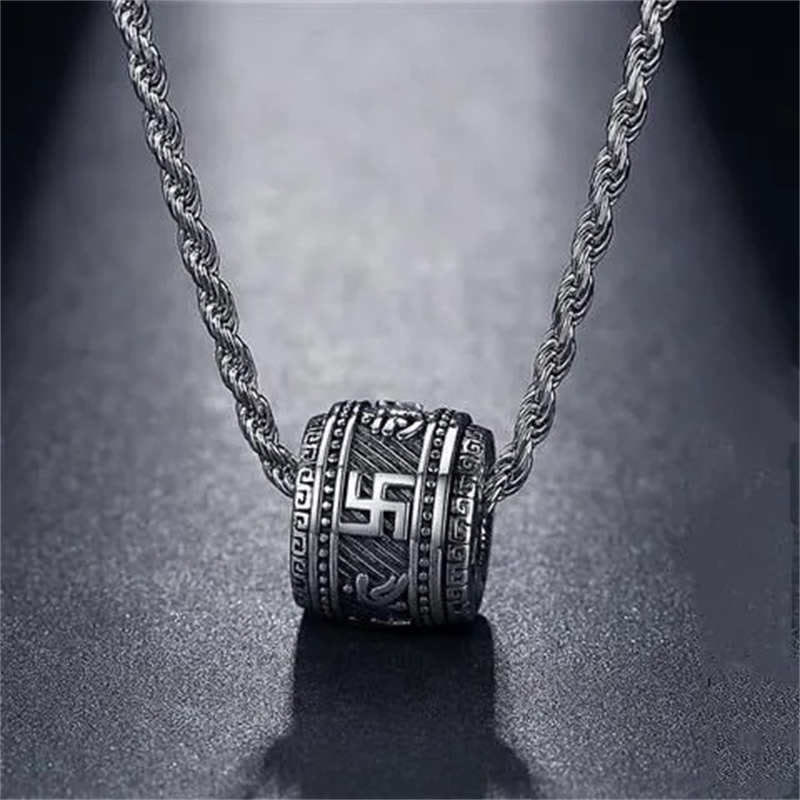 Buddha Stones Colgante de collar de protección Tíbet Om Mani Padme Hum - image 2
