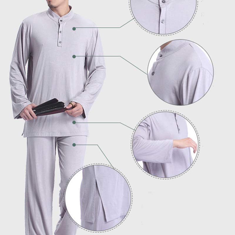 Conjunto de ropa para hombre, Buddha Stones , meditación, oración, Zen espiritual, Tai Chi, práctica de Yoga - image 9