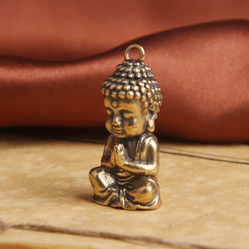 Decoración colgante del llavero del cobre de la compasión de Buda
