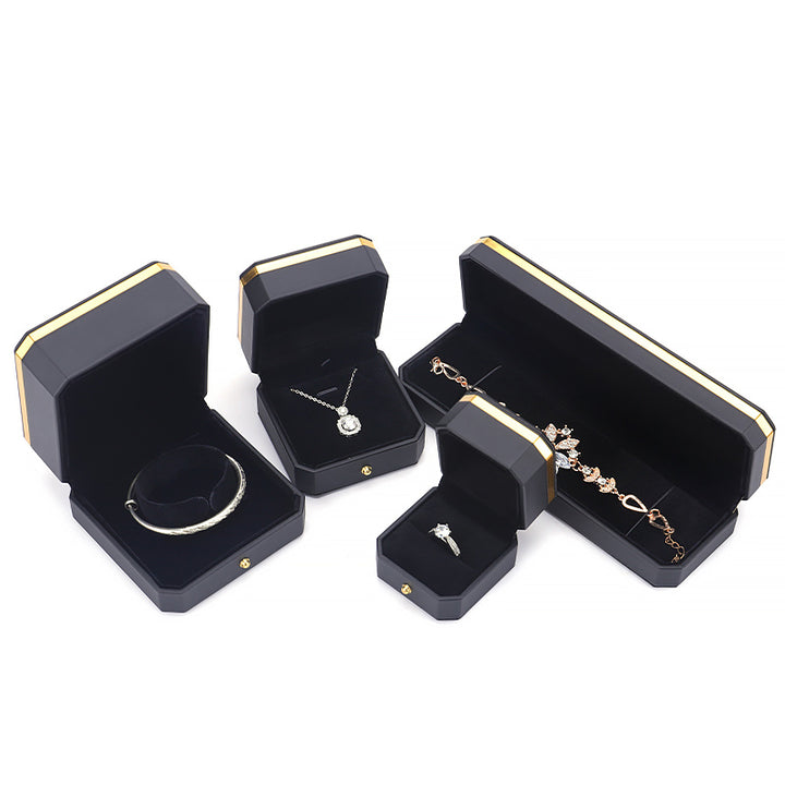 Caja de almacenamiento de joyas Caja de regalo de cuero PU - image 14