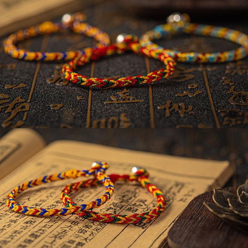 Buddha Stones;Que seas buena fortuna y éxito; Pulsera Suerte Multicolor - image 4
