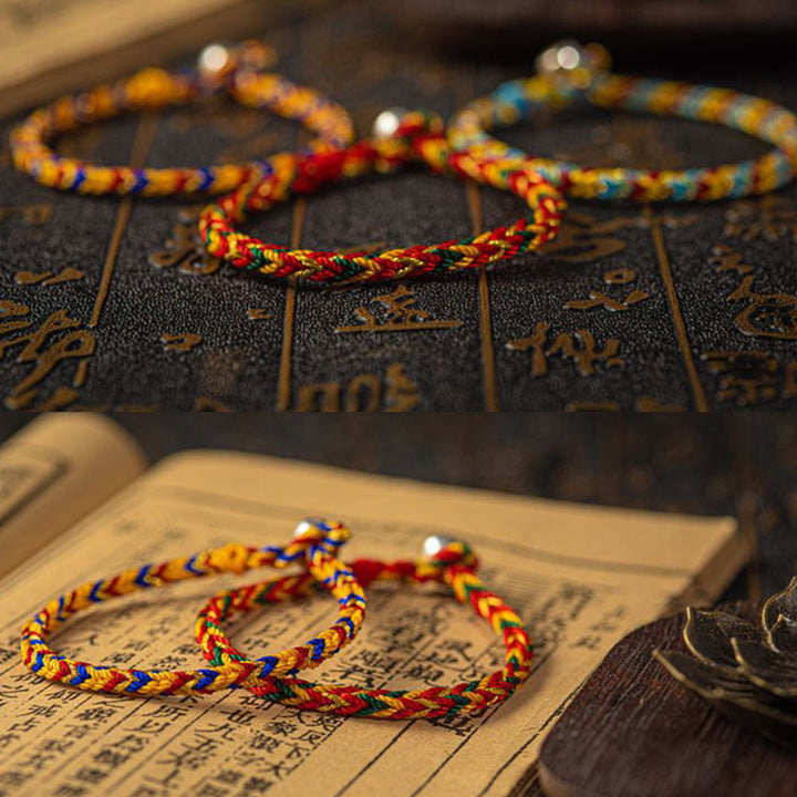 Buddha Stones;Que seas buena fortuna y éxito; Pulsera Suerte Multicolor - image 4