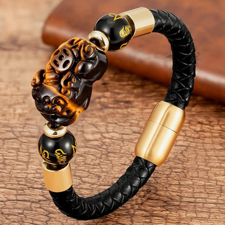 Pulsera FengShui Ojo de Tigre Pixiu