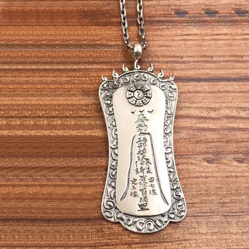 Colgante de collar de equilibrio de cinabrio FengShui Bagua PiXiu - image 11