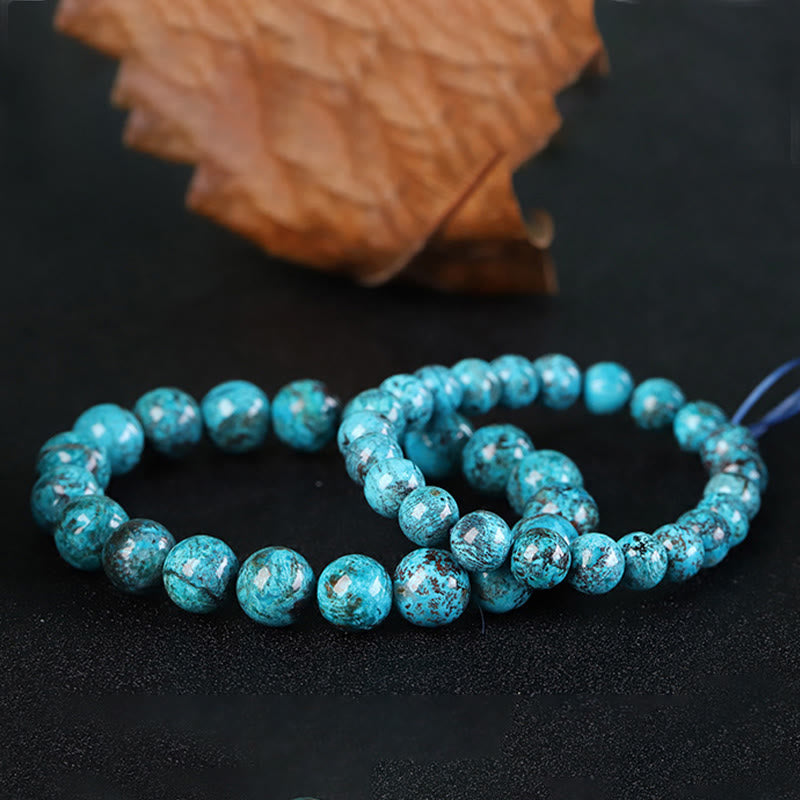 Pulsera de valor de fuerza de piedra fénix natural de Buddha Stones