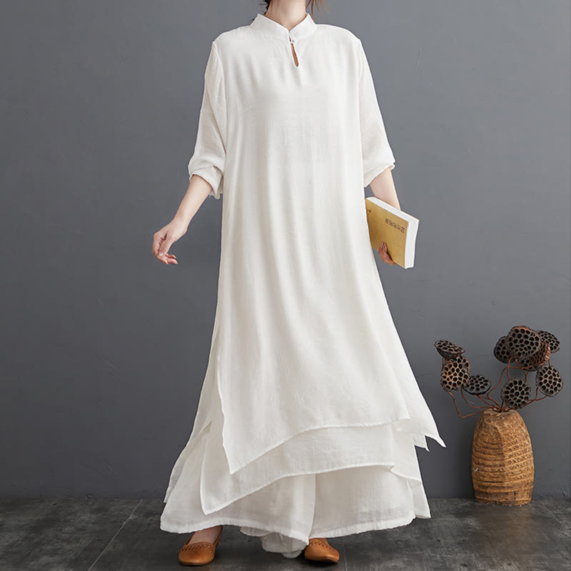 Conjunto de ropa para mujer con estampado sencillo de Buddha Stones para meditación, oración, práctica espiritual zen y yoga. - image 20