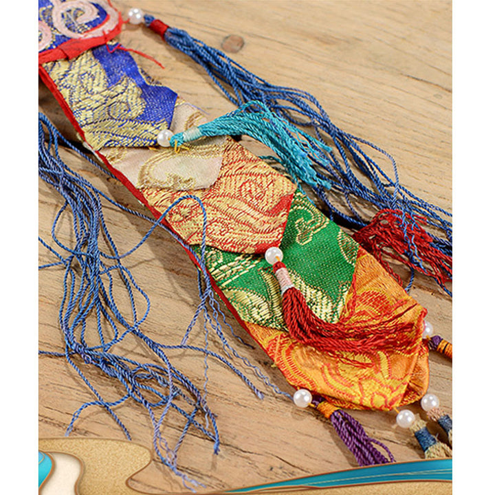 Tibetano hecho a mano Shankha Om Mani Padme Hum Buda Avalokitesvara turquesa Concha decoración positiva - image 10