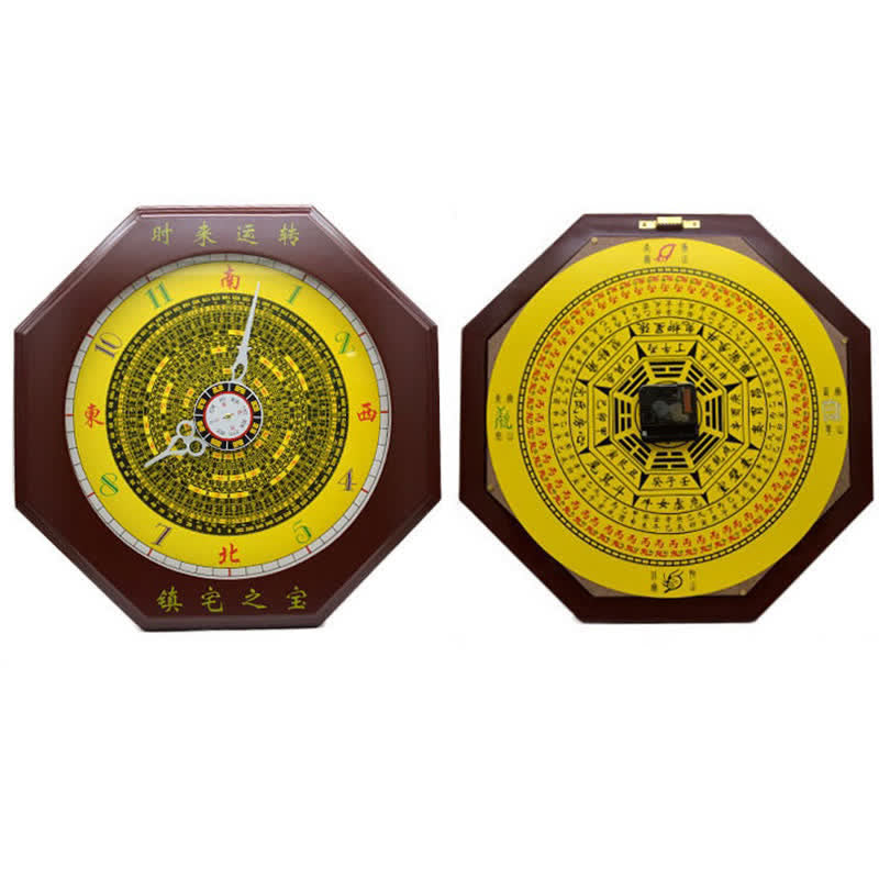 Reloj de pared con mapa de energía de equilibrio de mapa Feng Shui Bagua - image 7
