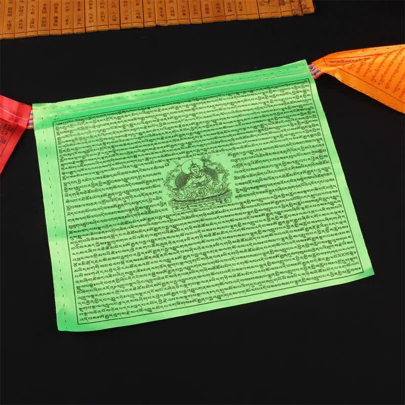 Bandera tibetana de oración al aire libre auspiciosa de caballo de viento de 5 colores