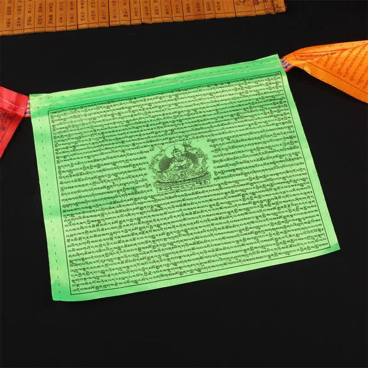 Bandera tibetana de oración al aire libre auspiciosa de caballo de viento de 5 colores