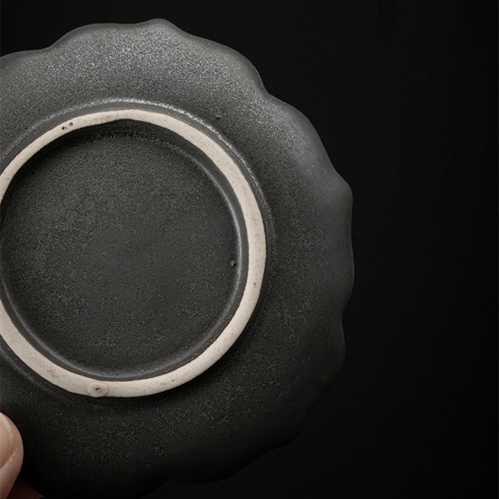 Tapete para Taza de cerámica con diseño de flor de loto Vintage , Buddha Stones, posavasos para taza de té, tapete para té de Kung Fu