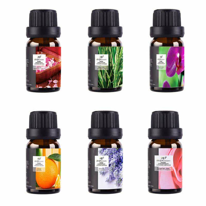 Juego de aceites esenciales curativos para aromaterapia, 6 uds., lavanda, naranja, jazmín, hierba de limón, calmante