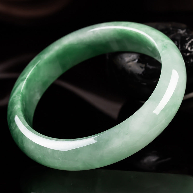 Brazalete de bendición de la fortuna de jade natural con Buddha Stones - image 5