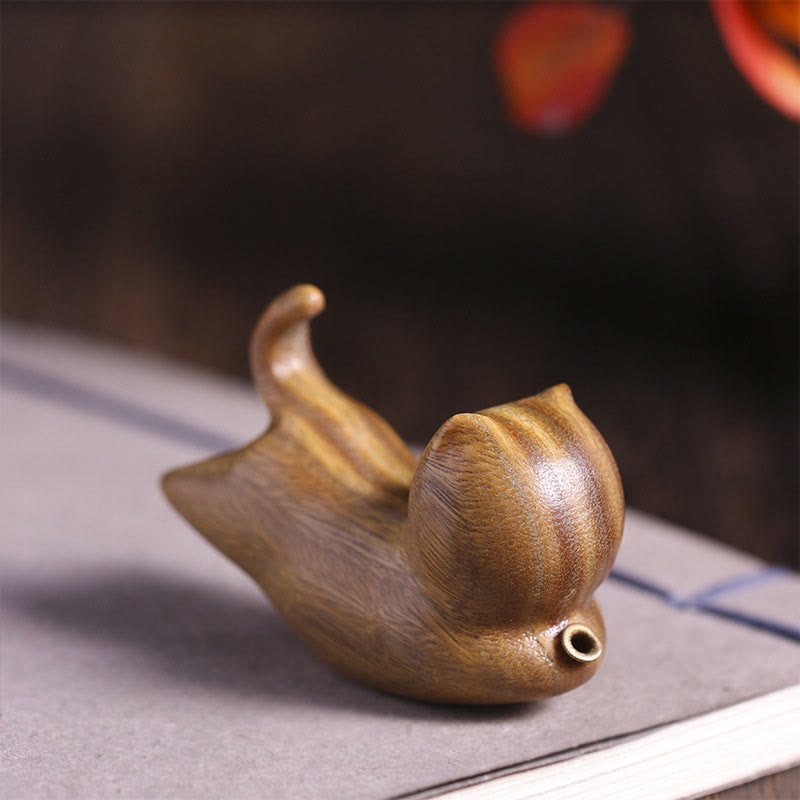 Quemador de incienso relajante con diseño de gato, Buddha Stones de sándalo verde, decoración - image 3