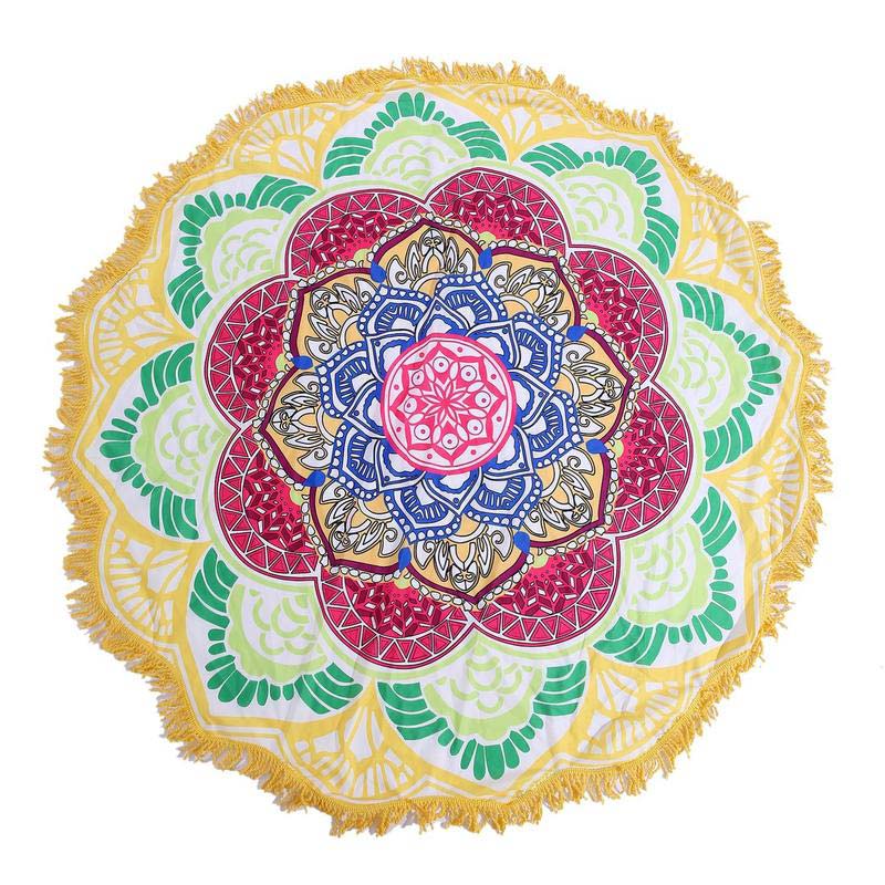 Decoración de estera de armonía con Mandala tibetano de Buddha Stones