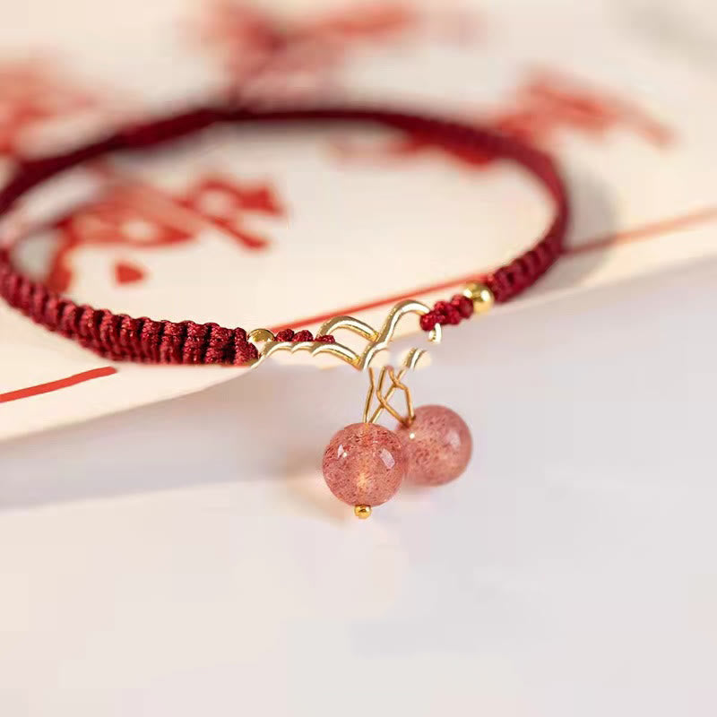 Pulsera positiva con cuentas fantasma, cuarzo fresa Natural, amatista, verde, Buddha Stones