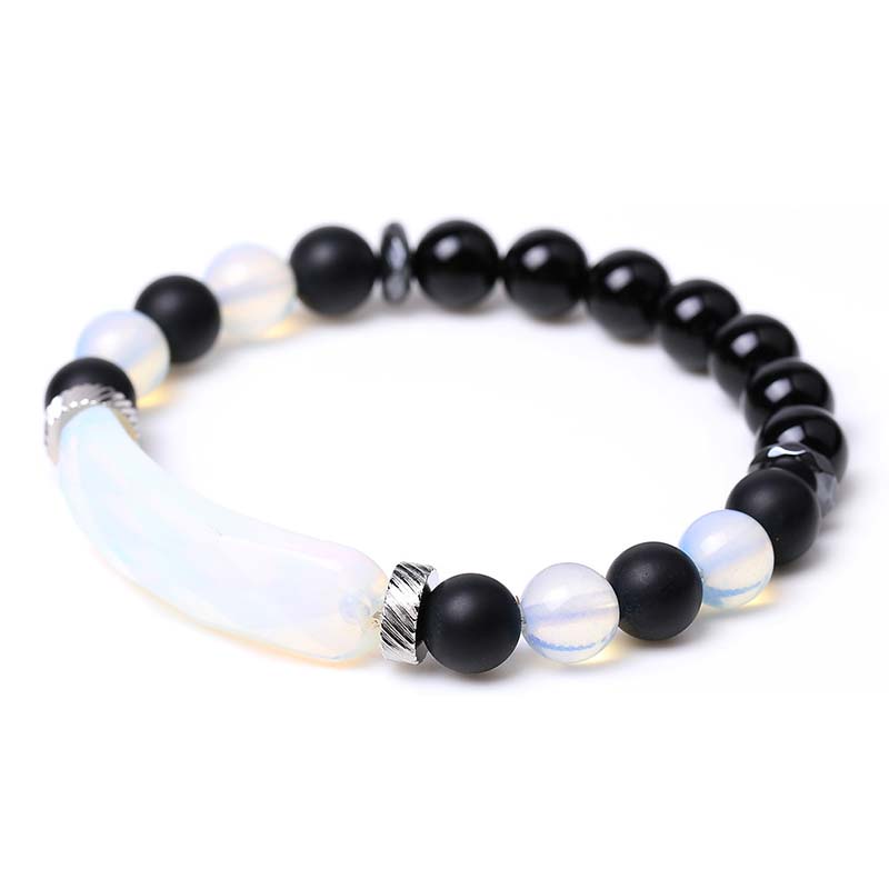 Pulsera curativa de aventurina azul de cristal natural con Buddha Stones