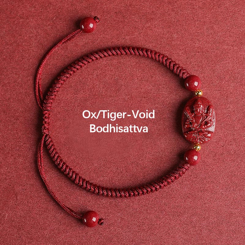 Pulsera de Buddha Stones del zodíaco chino, Buda natal, cinabrio, mantiene alejados a los malos espíritus