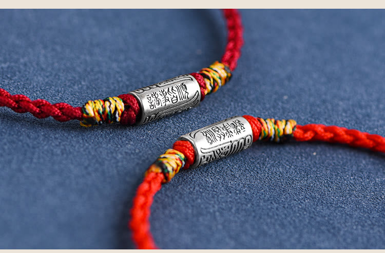 Pulsera tobillera de plata de ley 925 hecha a mano con Buddha Stones, todo va bien, diseño de protección y resistencia - image 23