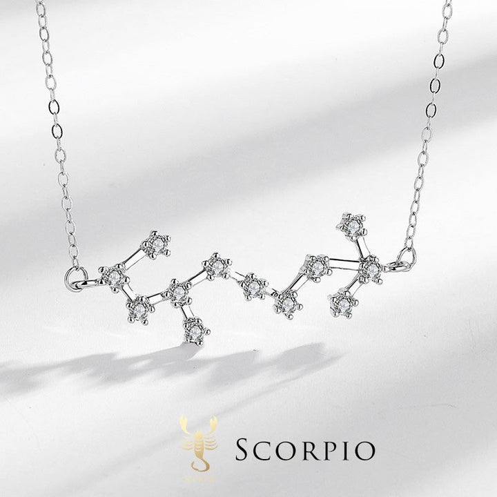 Colgante de plata de ley 925 con Buddha Stones , 12 constelaciones del zodíaco, astrología, bendición - Escorpión - image 26
