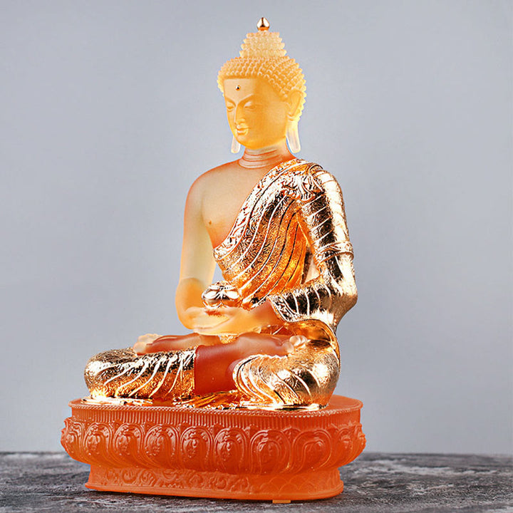 Buddha Stones, estatuilla hecha a mano de Buda, pieza de arte de Liuli, estatua de serenidad, decoración para el hogar