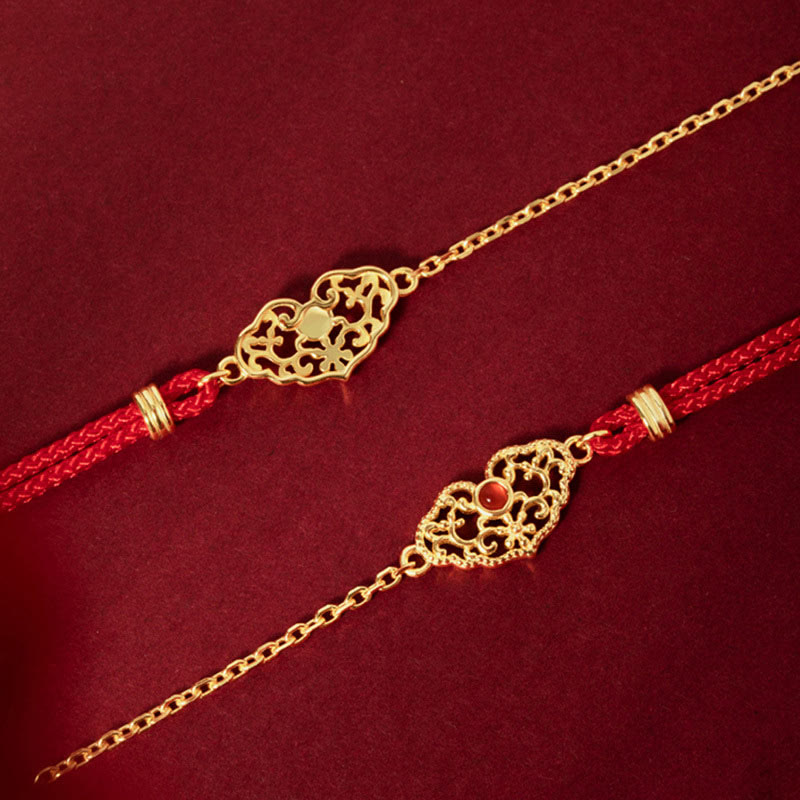 Pulsera de cadena con cierre de buenos deseos, Buddha Stones , fuerza de la suerte